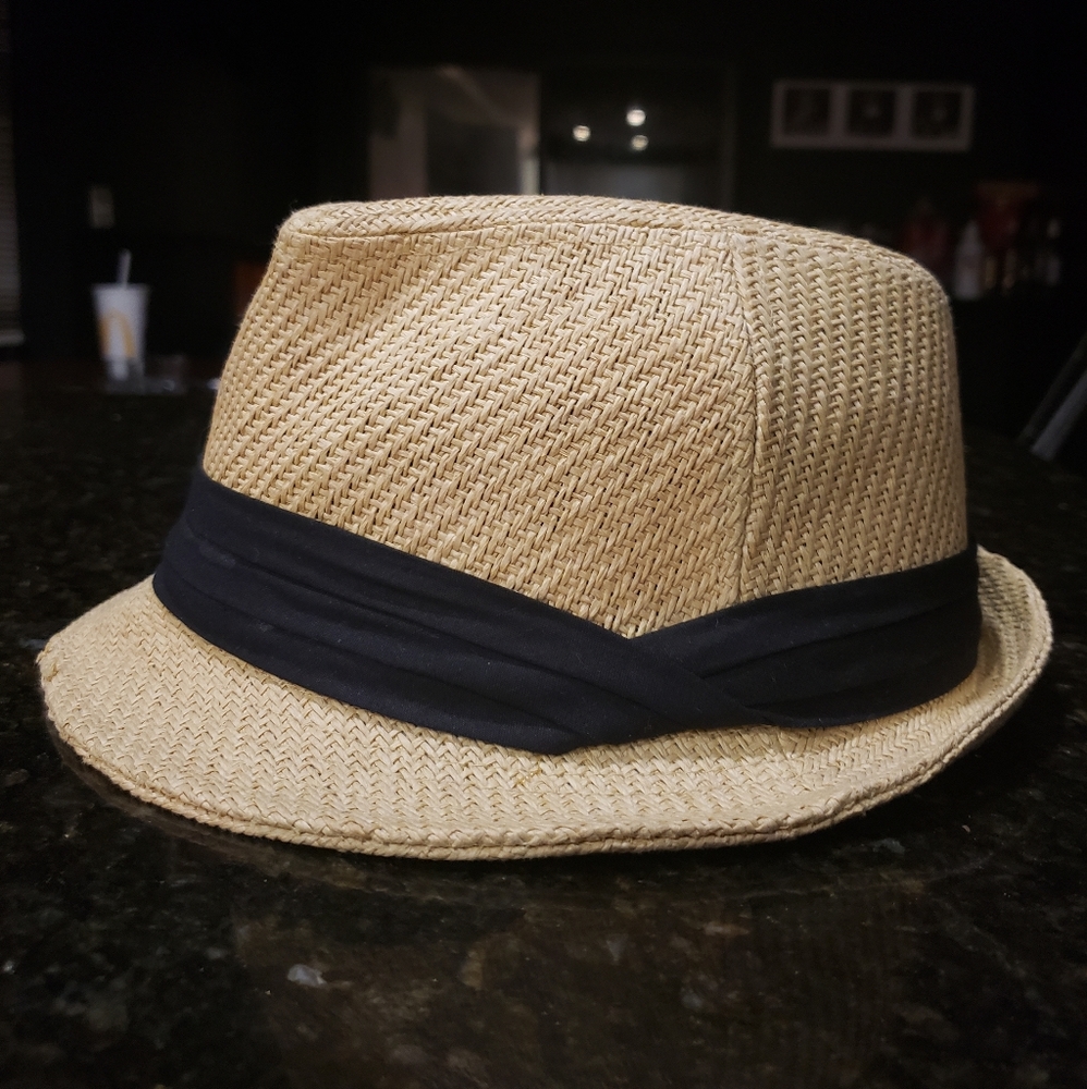 Black ribbon Fedora